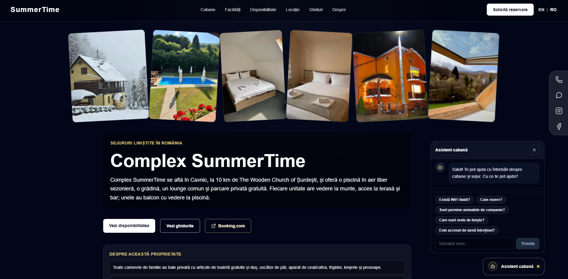 Complex SummerTime - Site de Cazare Lux